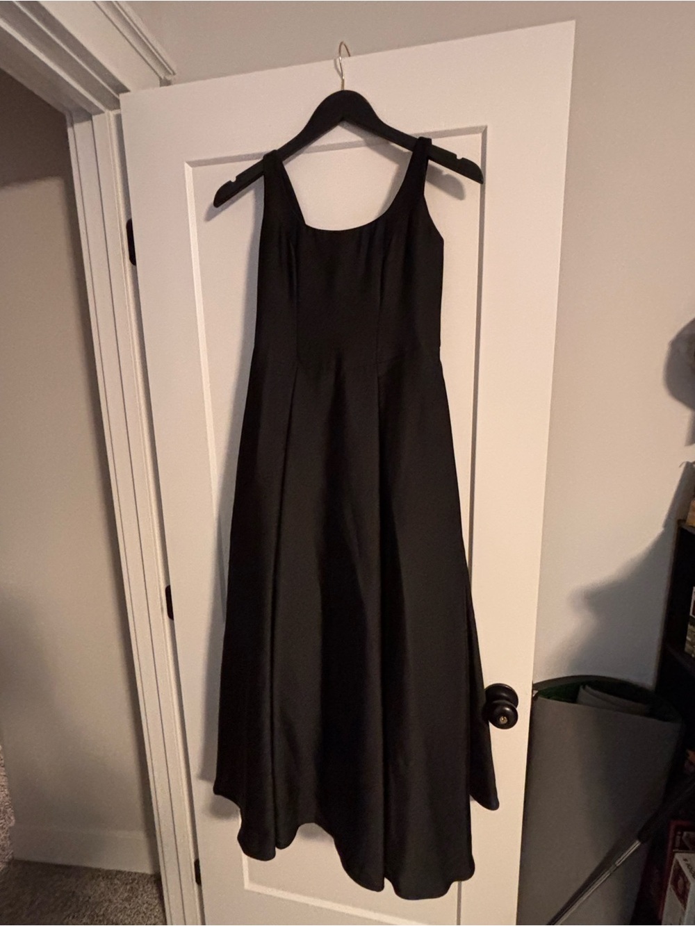 Azazie Black Sleeveless Maxi Dress